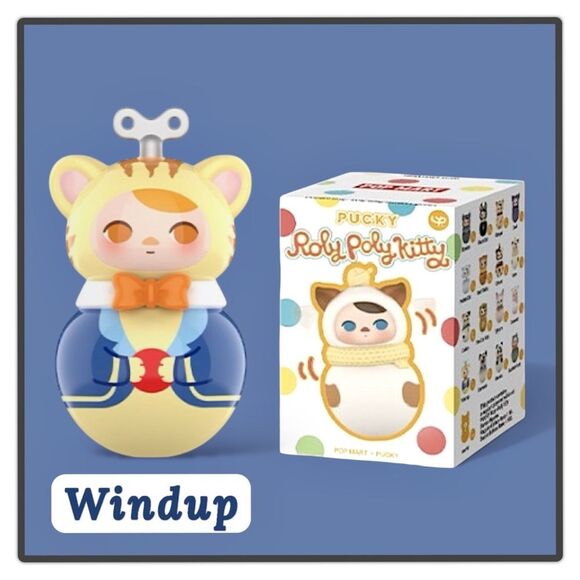 Pop Mart Pucky Roly-Poly Kitty Series Figurine - Windup - Picture 1 of 16